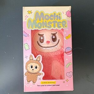 New In Box Mochi Monster Plush Toy - Pink